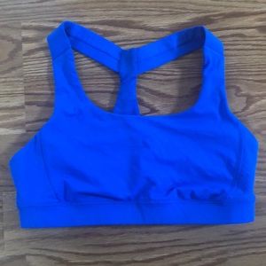 Electric Blue lululemon sports bra